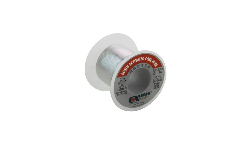 سیم لحیم 0.8 آساهی مقدار 50 گرمی